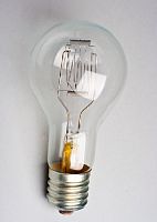 Лампа прожекторная Лисма (накаливания) ПЖ 500вт-5 А95 Груша 220В Е40 500Вт 7600Лм 2700К 95х195мм картинка 